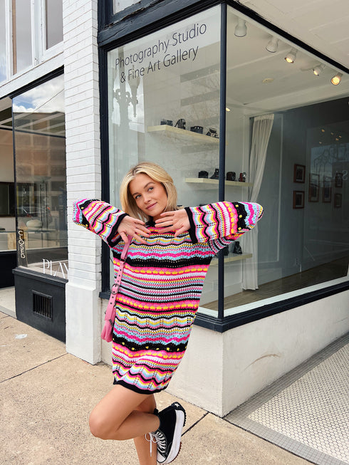 Sunset Boulevard Dress// Pink